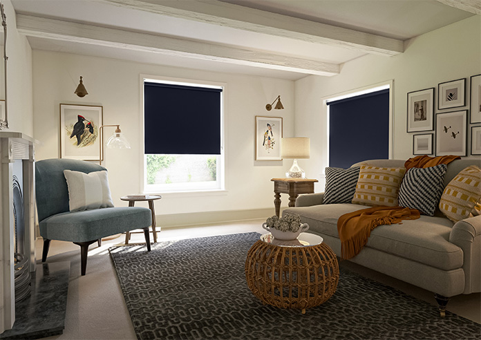 Orion (Blackout), Royal Blue - Roller Blind - Image 7